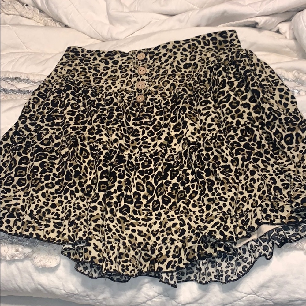 cheetah skirt